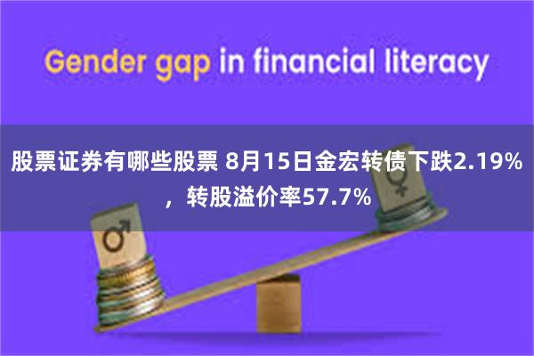 股票证券有哪些股票 8月15日金宏转债下跌2.19%，转股溢价率57.7%
