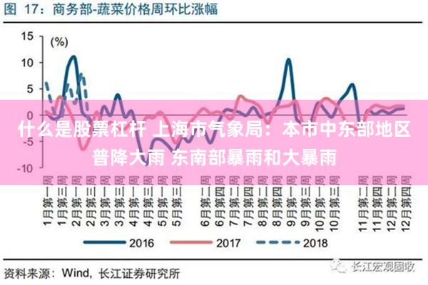什么是股票杠杆 上海市气象局：本市中东部地区普降大雨 东南部暴雨和大暴雨
