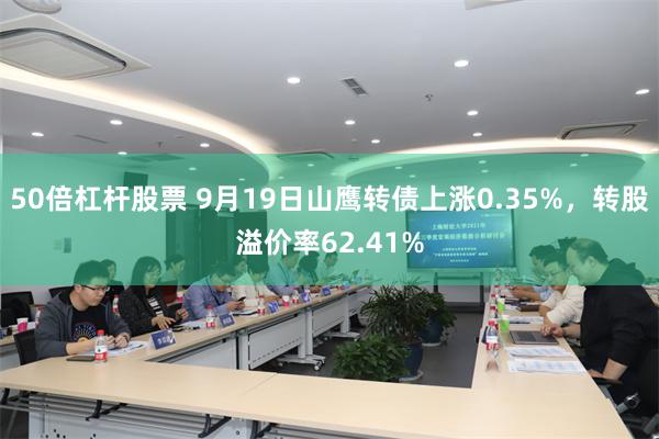 50倍杠杆股票 9月19日山鹰转债上涨0.35%，转股溢价率62.41%