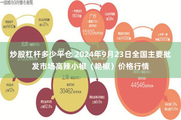 炒股杠杆多少平仓 2024年9月23日全国主要批发市场高辣小椒（艳椒）价格行情