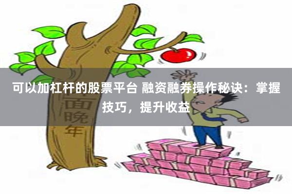 可以加杠杆的股票平台 融资融券操作秘诀：掌握技巧，提升收益