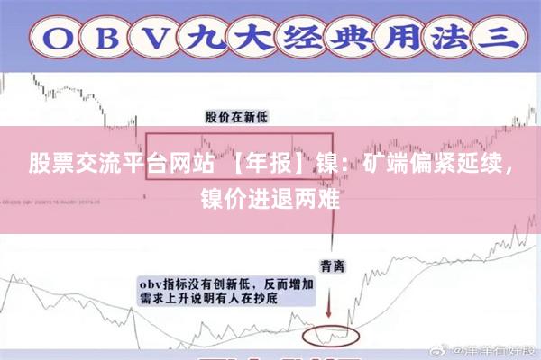 股票交流平台网站 【年报】镍：矿端偏紧延续，镍价进退两难