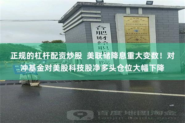 正规的杠杆配资炒股  美联储降息重大变数！对冲基金对美股科技股净多头仓位大幅下降
