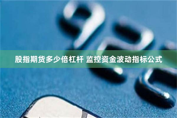 股指期货多少倍杠杆 监控资金波动指标公式