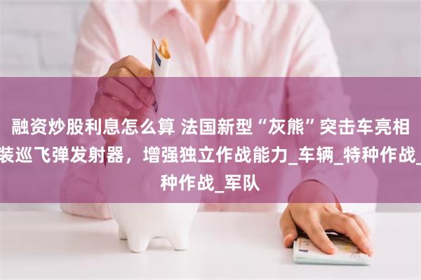 融资炒股利息怎么算 法国新型“灰熊”突击车亮相，加装巡飞弹发射器，增强独立作战能力_车辆_特种作战_军队