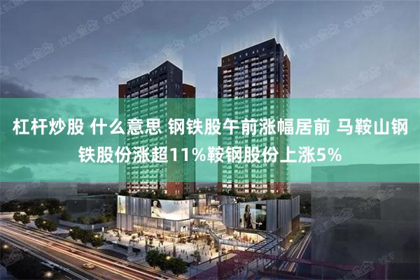 杠杆炒股 什么意思 钢铁股午前涨幅居前 马鞍山钢铁股份涨超11%鞍钢股份上涨5%