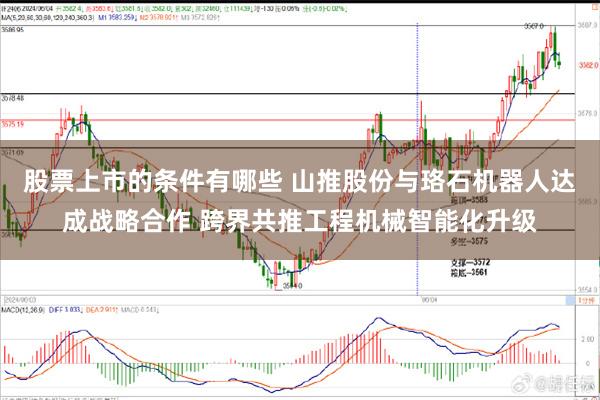 股票上市的条件有哪些 山推股份与珞石机器人达成战略合作 跨界共推工程机械智能化升级