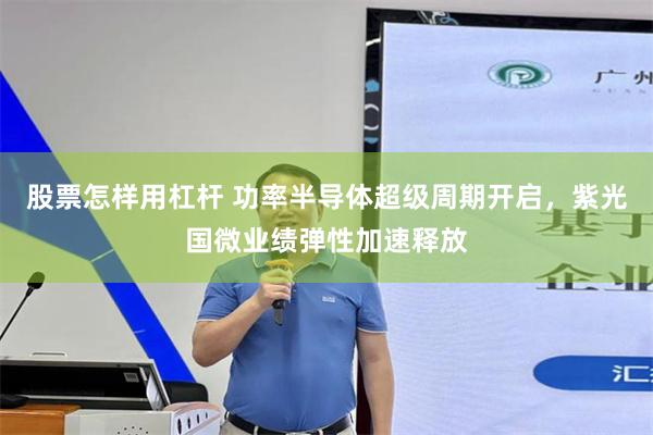 股票怎样用杠杆 功率半导体超级周期开启，紫光国微业绩弹性加速释放