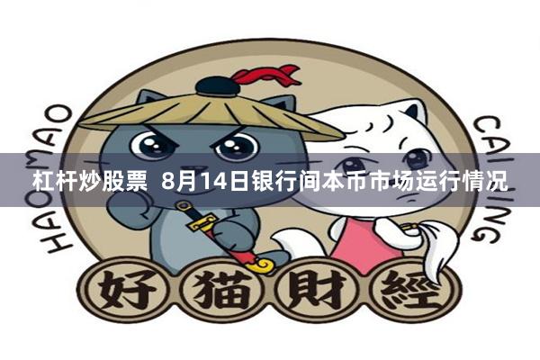 杠杆炒股票  8月14日银行间本币市场运行情况