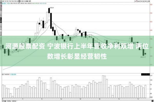 河源股票配资 宁波银行上半年营收净利双增 两位数增长彰显经营韧性