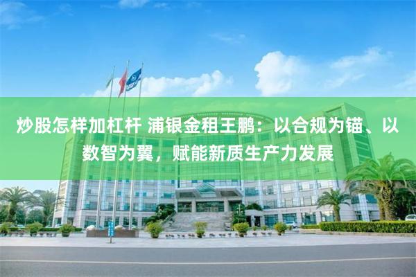 炒股怎样加杠杆 浦银金租王鹏:以合规为锚、以数智为翼,赋能新质生产力发展