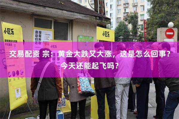交易配资 宗:黄金大跌又大涨,这是怎么回事?今天还能起飞吗?