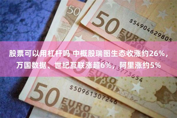 股票可以用杠杆吗 中概股瑞图生态收涨约26%,万国数据、世纪互联涨超6%,阿里涨约5%